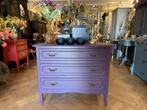 Vintage ladekast, brocante kastje paars ladekastje kast VdlM, Huis en Inrichting, Kasten | Ladekasten, Ophalen, 50 tot 100 cm