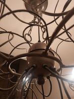 Industriele retro Kroonluchter handgesmeed, Huis en Inrichting, Lampen | Kroonluchters, Ophalen of Verzenden, Zo goed als nieuw