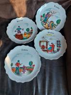 Jaargetijden bordjes porselein, Ophalen of Verzenden