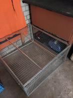 Groot konijnenhok €50, Dieren en Toebehoren, Knaagdieren en Konijnen | Hokken en Kooien, Ophalen, 110 cm of meer, Zo goed als nieuw