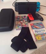 Nintendo Switch + Kart plus Nint Sports + 4 controllers t, Spelcomputers en Games, Games | Nintendo Switch, 3 spelers of meer