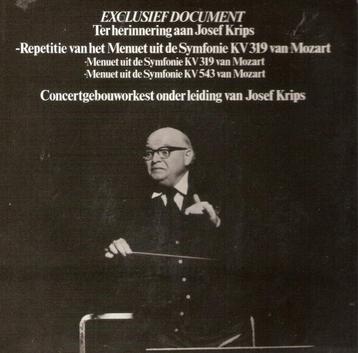 KCO Concertgebouworkest o.l.v. Josef Krips Private press 45 beschikbaar voor biedingen