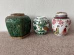 2 Japanse gemberpotten en 1 Chinese gemberpot, Ophalen