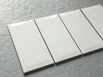 Witte Facet Wandtegels 20x10cm - 113 stuks (klein oppervlak), Ophalen