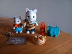 Sylvanian families latte kat/broer en baby compleet, Verzamelen, Ophalen of Verzenden, Zo goed als nieuw