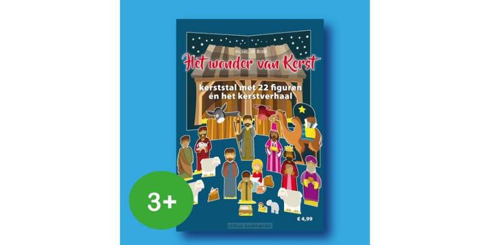 Het wonder van Kerst. Kerststal knutselboek + verhaal., Diversen, Kerst, Zo goed als nieuw, Ophalen of Verzenden