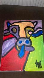 Schilderij kunstenaar MH, Antiek en Kunst, Ophalen