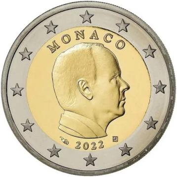 Monaco euromunt 2 euro Albert II - 2022 beschikbaar voor biedingen