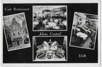 Delft Cafe Klein Central Oude ongelopen Ansichtkaart ( B3410, Verzenden, Ongelopen