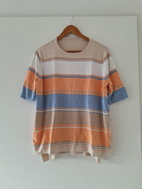 T-shirt Gerry Weber maat L dames - gestreept, Kleding | Dames, T-shirts, Zo goed als nieuw, Maat 42/44 (L), Overige kleuren, Korte mouw