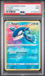 Kyogre PSA 9 - Shining Fates 2001, Hobby en Vrije tijd, Verzamelkaartspellen | Pokémon, Ophalen of Verzenden, Nieuw, Losse kaart