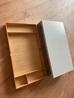 Ikea Elloven- monitor stand with drawer, Ophalen, Zo goed als nieuw