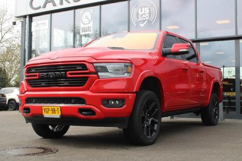 Dodge RAM 5.7 Hemi V8 Crew Cab LARAMIE Night LPG Luchtvering, Auto's, Bestelauto's, Bedrijf, 360° camera, ABS, Adaptive Cruise Control