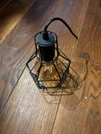 Stoere Industriële Hanglamp, Ophalen of Verzenden, Zo goed als nieuw, Glas, Minder dan 50 cm