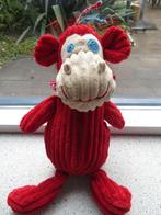 Aap Bogos the Monkey merk Les Deglingos meet ca 33 cm, Ophalen of Verzenden, Zo goed als nieuw, Overige typen