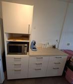 Keukenkast met dressoir IKEA, Huis en Inrichting, Keuken | Keukenelementen, Ophalen, Wit, 150 tot 200 cm, Zo goed als nieuw