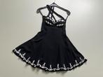 Salsa dansjurkje zwart met witte bies Isis S/M, Kleding | Dames, Ophalen, Isis, Zwart, Maat 36 (S)