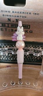 Zelf samengestelde pen met uniek design, Overige materialen, Ophalen of Verzenden, Zo goed als nieuw, Roze