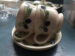 Twee grote Kop- en schotels EMMA BRIDGEWATER - OLIVES, Huis en Inrichting, Keuken | Servies, Ophalen of Verzenden, Zo goed als nieuw