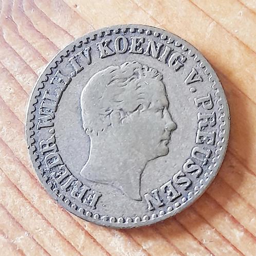 Duitsland Pruissen 1 silber groschen 1850 A, Postzegels en Munten, Munten | Europa | Niet-Euromunten, Losse munt, Duitsland, Zilver