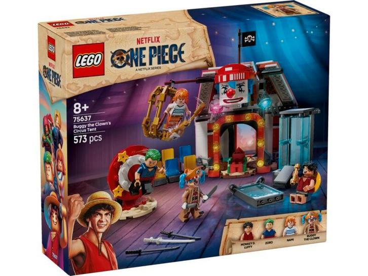 40% Korting op Lego One Piece 75637 Circustent van Buggy de, Kinderen en Baby's, Speelgoed | Duplo en Lego, Nieuw, Lego, Complete set