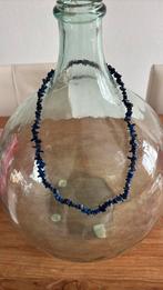 natuursteen lapis lazuli split ketting, Ophalen of Verzenden, Overige materialen, Ketting