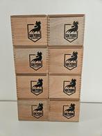 8 houten sigarenkistjes doosjes schuifdeksel san pedro, Verzamelen, Rookartikelen, Aanstekers en Luciferdoosjes, Ophalen of Verzenden