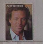 Popfoto zegel Julio Iglesias, Ophalen of Verzenden, Nieuw, Foto of Kaart