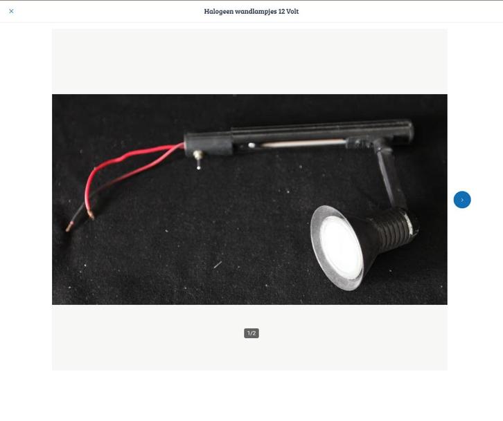 Halogeen wandlampjes, Caravans en Kamperen, Camper-accessoires, Gebruikt, Ophalen of Verzenden