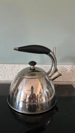 Fluitketel, Huis en Inrichting, Keuken | Potten en Pannen, Ophalen, Zo goed als nieuw, Rvs, Inductieplaat