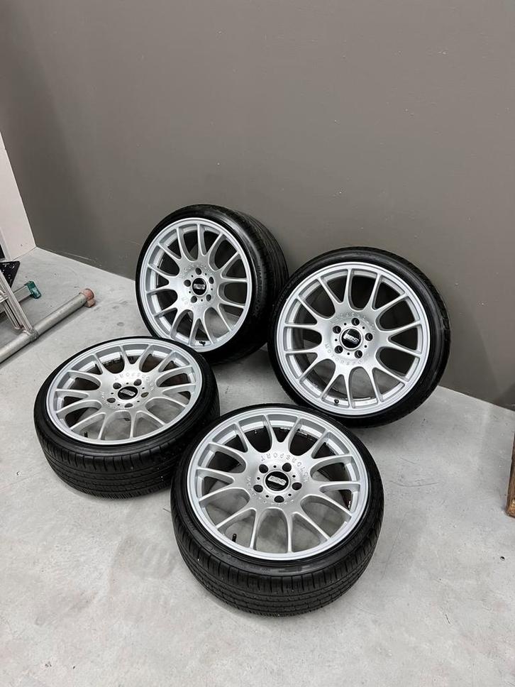 BMW BBS CH-R 19 inch Breedset 5x120, Auto-onderdelen, Banden en Velgen, Banden en Velgen, Zomerbanden, 19 inch, 255 mm, Personenwagen
