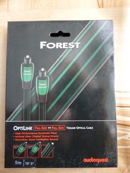 forest audioquest 5m optisch kabel, Audio, Tv en Foto, Audiokabels en Televisiekabels, Nieuw, Optische kabel, 5 tot 10 meter, Ophalen of Verzenden