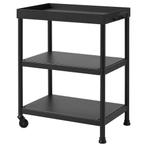 Metaal sidetable KORNSJÖ side table, black, 50x35 cm, Huis en Inrichting, Ophalen, Zo goed als nieuw