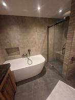 antraciet, beige/zand tegel met licht patroon & oyster tegel, Doe-het-zelf en Verbouw, Tegels, Ophalen, 60 cm of meer, Nieuw, 10 m² of meer