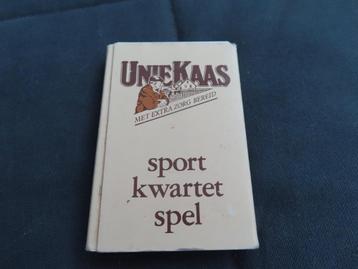Kwartet Unie kaas Sport  beschikbaar voor biedingen