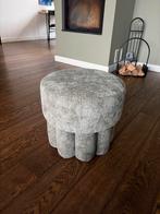 Karwei Okki Poef - Vintage Groen, Ophalen, Minder dan 50 cm, Rond, Zo goed als nieuw