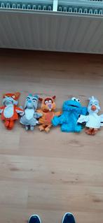 5 leuke handpoppen/dieren Fabeltjeskrant, Kinderen en Baby's, Speelgoed | Knuffels en Pluche, Ophalen of Verzenden