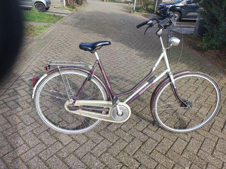 batavus dames 5 speed, Fietsen en Brommers, Fietsen | Dames | Damesfietsen, Gebruikt, Batavus, Versnellingen, 56 cm of meer, Ophalen