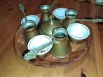 Turkse koffiekannetjes+kopjes set, Overige materialen, Gebruikt, Ophalen of Verzenden, Overige stijlen