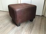 Hocker/poef, Ophalen, Zo goed als nieuw, Suedine, Stof