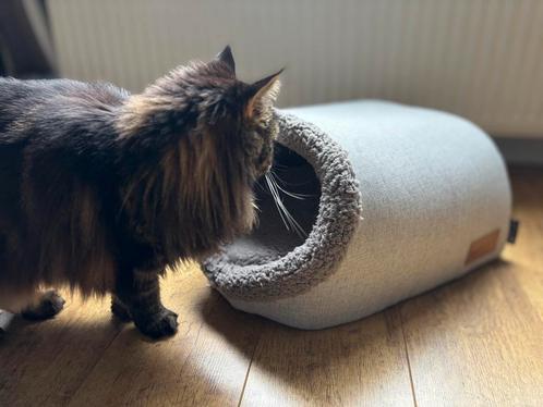 Petlando Borneo kattenmand - grijs - Comfortabel en warm, Dieren en Toebehoren, Kattenmanden, Gebruikt, Ophalen of Verzenden