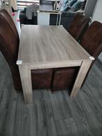 Eettafel met 4 stoelen, Huis en Inrichting, Complete inboedels, Ophalen of Verzenden