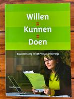 Cees Bos - Willen = kunnen = doen, Zo goed als nieuw, Nederlands, Overige niveaus, Cees Bos