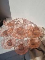 Mooi set roze persglazen schalen, Antiek en Kunst, Ophalen of Verzenden