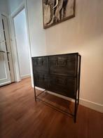 Antraciet ladekast - Stijlvol en praktisch, Ophalen, 50 tot 100 cm, Zo goed als nieuw, 3 of 4 laden