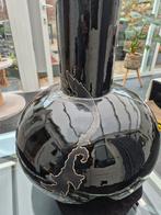 Grote Knibbeler Vaas, Huis en Inrichting, Woonaccessoires | Vazen, 50 tot 75 cm, Zwart, Aardewerk of Porselein, Ophalen of Verzenden