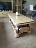 Massief grenen salontafel, Huis en Inrichting, Ophalen, 100 tot 150 cm, 50 tot 100 cm, Zo goed als nieuw