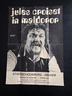 Oude Poster Stadsschouwburg Arnhem. Jules Croiset voorstelli, Ophalen of Verzenden, Gebruikt