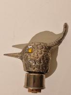 Vintage Verzilverde Wijnstopper Kievitskop ca. 1900, Antiek en Kunst, Ophalen of Verzenden, Zilver