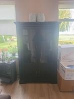 Zwarte buffetkast, Huis en Inrichting, Kasten | Buffetkasten, Ophalen, Gebruikt, 100 tot 150 cm, 150 tot 200 cm